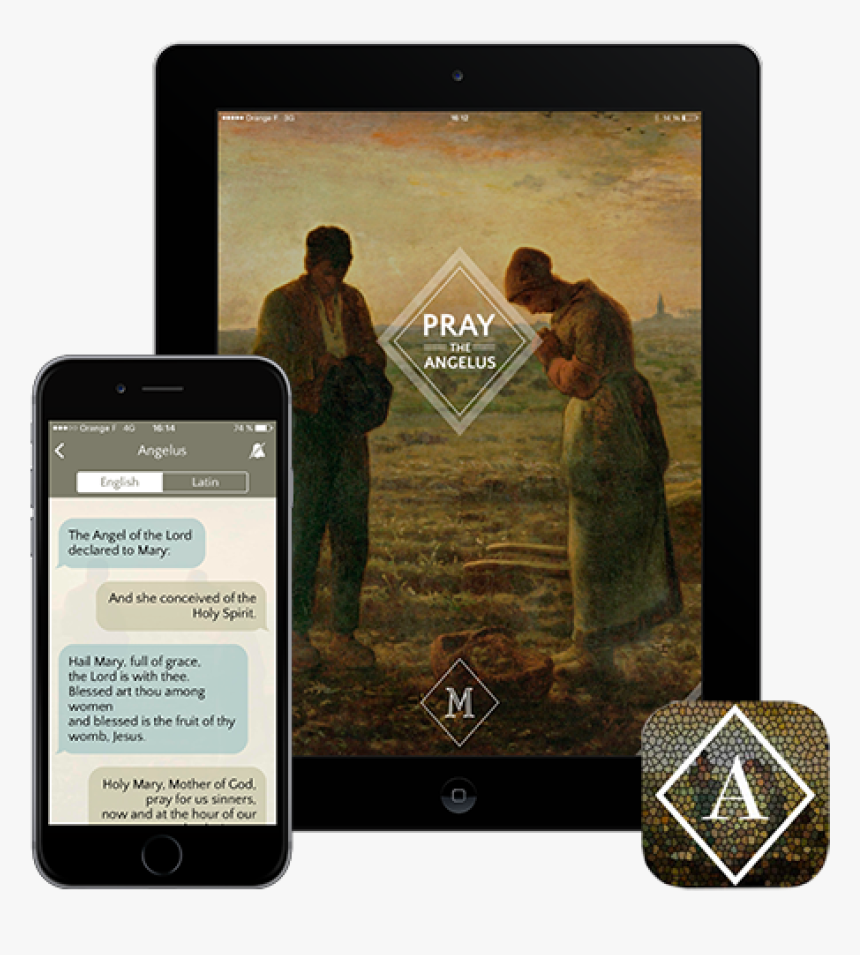 Jean François Millet L Angélus, HD Png Download