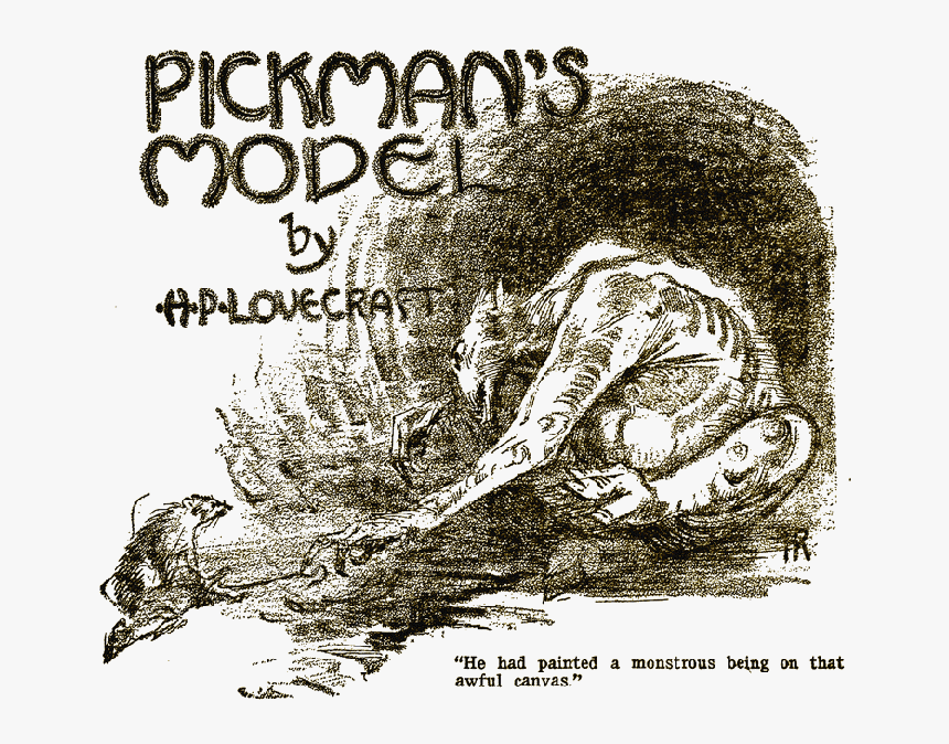 Illustration 
title Illustration - Hp Lovecraft Original Illustrations, HD Png Download