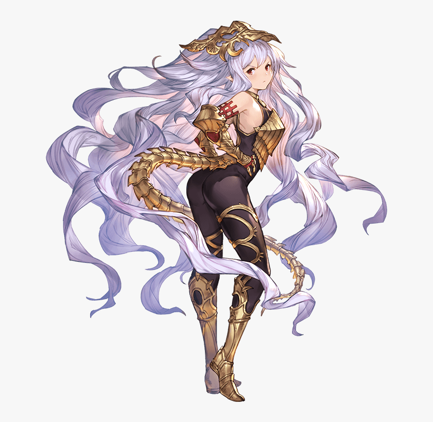 Medusa 7 Hits - Shingeki No Bahamut Medusa, HD Png Download