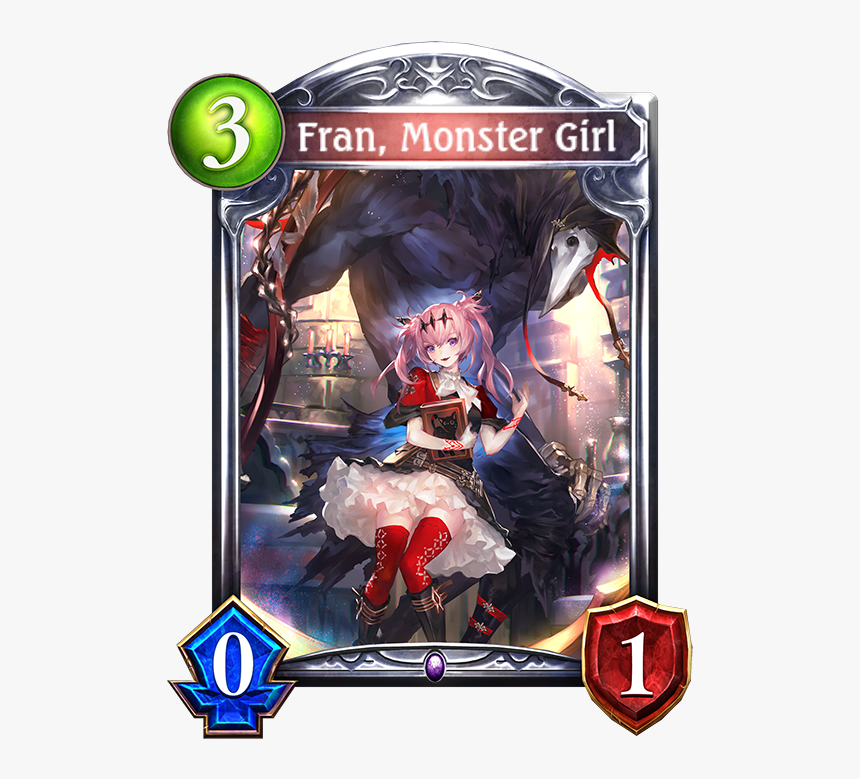 Fran Card - 怪物 の 少女, HD Png Download