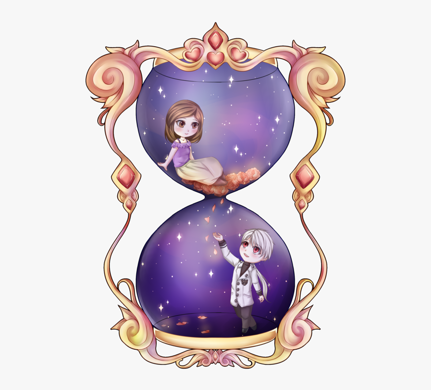 Hourglass, Mc, And Zen Image - Mystic Messenger Hourglass Fanart, HD Png Download