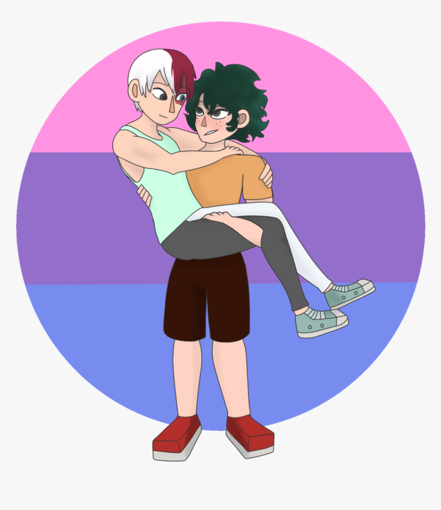 #todoroki X Midoriya #tododeku#todoroki Shouto#todoroki - Cartoon, HD Png Download