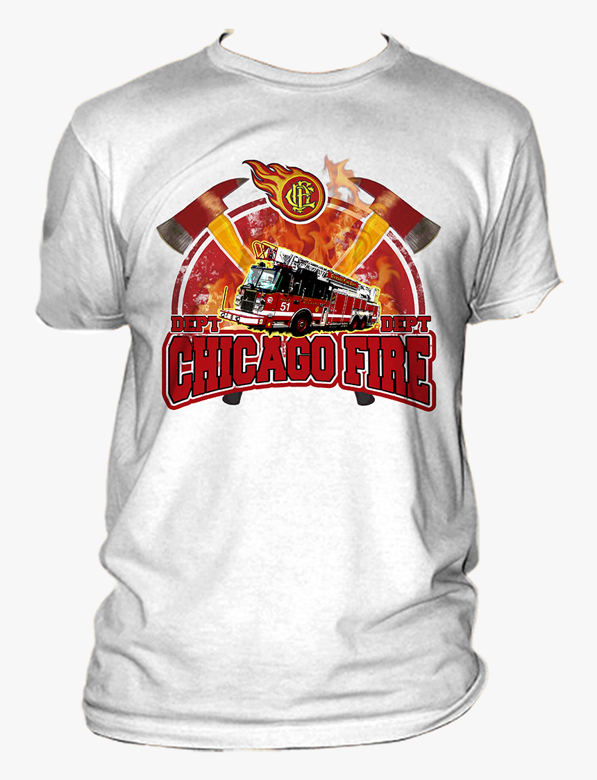 T Shirt Design By Awehh For Chicago Fire Shop - T-shirt, HD Png Download