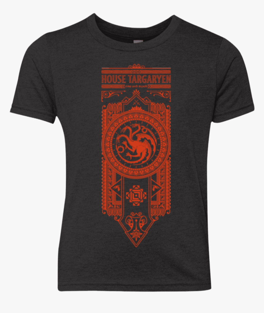 House Targaryen Youth Triblend T-shirt - T-shirt, HD Png Download