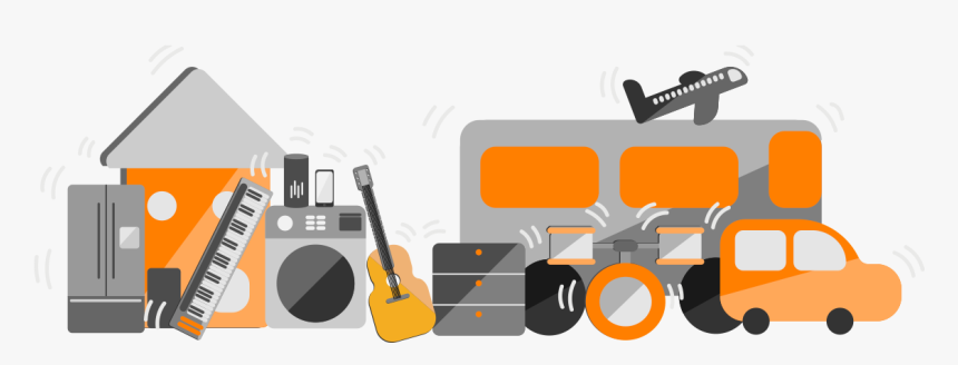 Illustration Of Objects Vibrating Because Of Sound - Graphic Design, HD Png Download