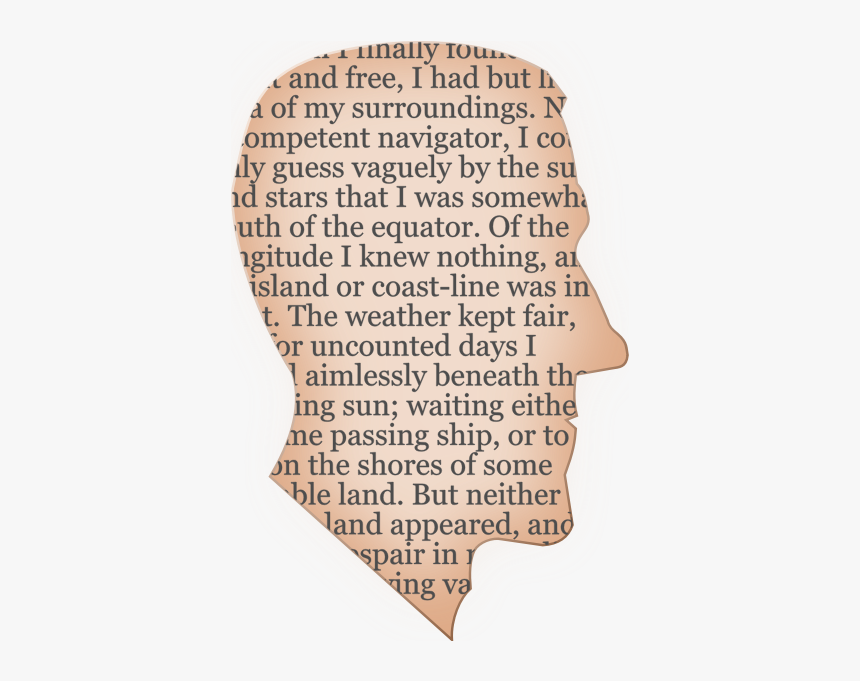 Lovecraft Cut Paper Profile - Text For Profile, HD Png Download