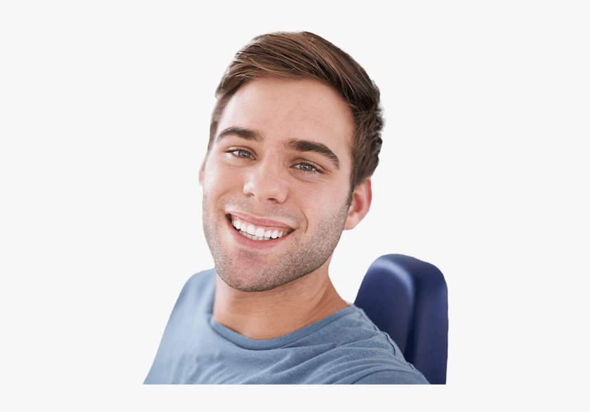 Smiling Man In Dental Chair - Dentistry, HD Png Download
