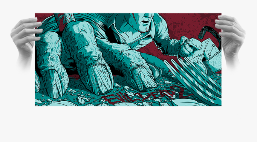Evil Dead 2 Ap Variant Screen Print - Duvet, HD Png Download