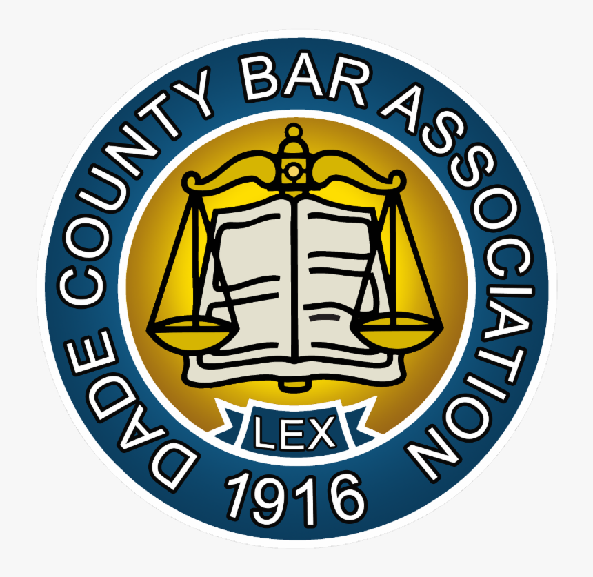 Dcba Seal - Dade County Bar Association, HD Png Download