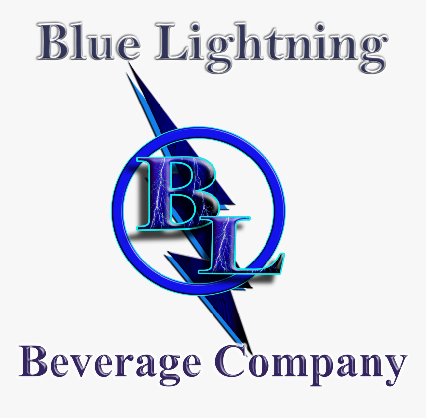 Blue Lightning Energy Drink - Graphic Design, HD Png Download