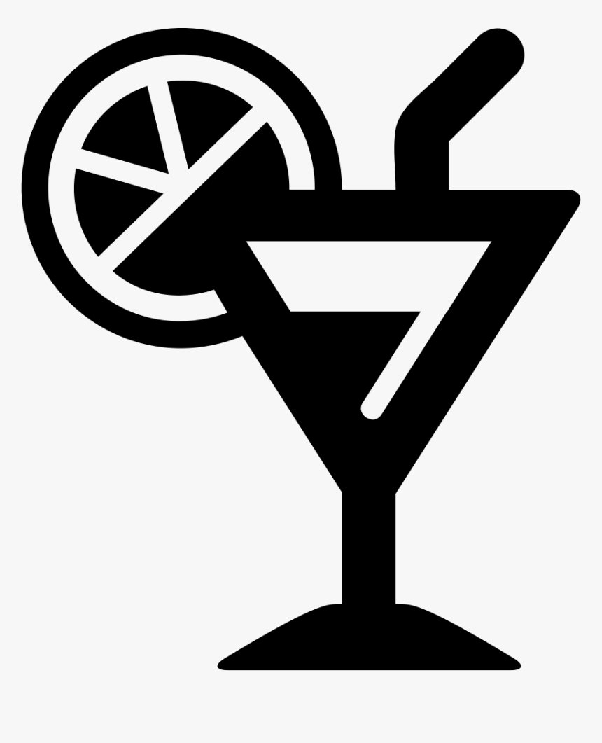Lemonade Cocktail Glass - Coctel Silueta, HD Png Download