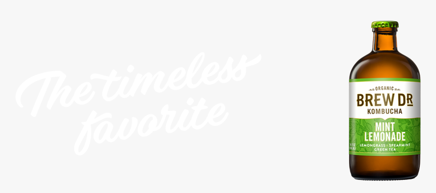 Mint Lemonade - Desktop - Glass Bottle, HD Png Download