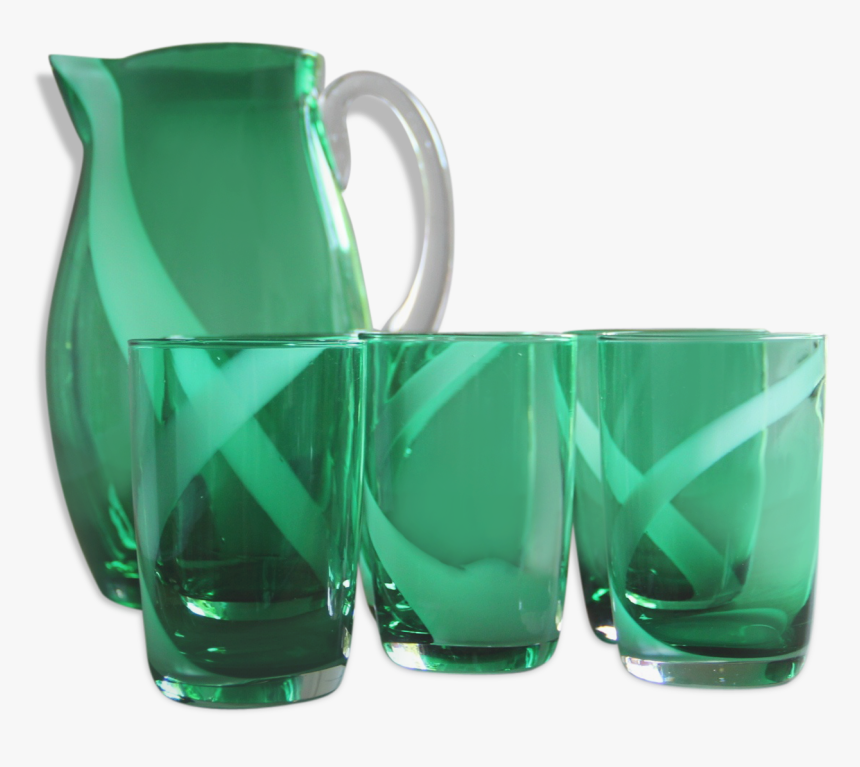 Blown Glass Lemonade Service 
 Src Https - Jug, HD Png Download