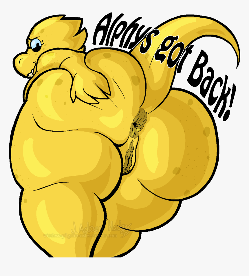 Alphys Butt, HD Png Download