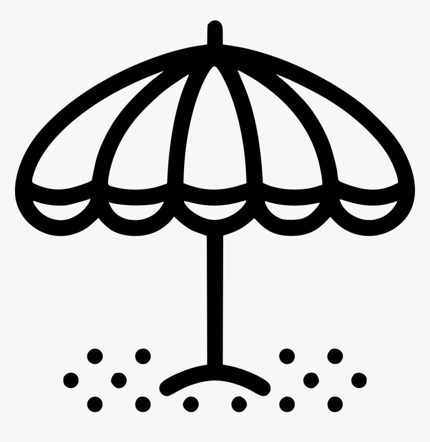 Beach Umbrella - Icon, HD Png Download