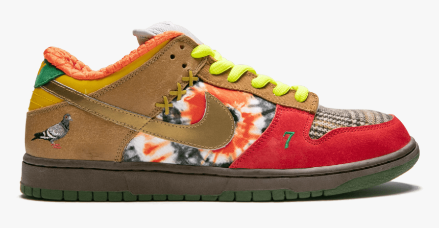 Nike Sb Dunk Low What The Dunk 318403-141 2007 Release - Skate Shoe, HD Png Download