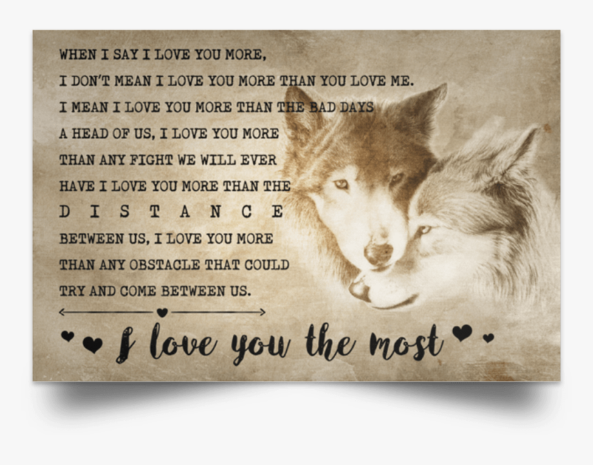 2 Wolfs In Love, HD Png Download