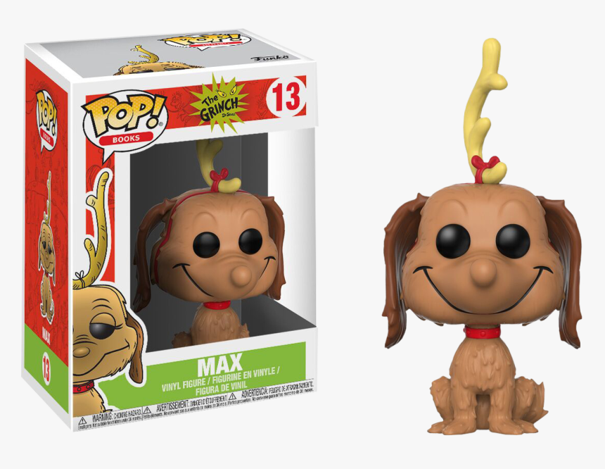 Max The Dog Pop Vinyl Figure - Max Grinch Funko Pop, HD Png Download