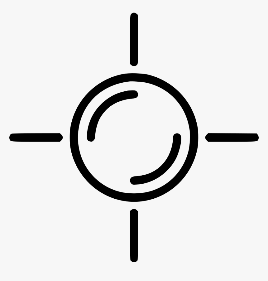Star Sun Space Solar System - Sun And Moon Outline, HD Png Download