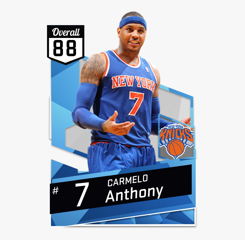 Nba 2k17 Myteam Cards , Png Download - Backgrounds Of Carmelo Anthony, Transparent Png