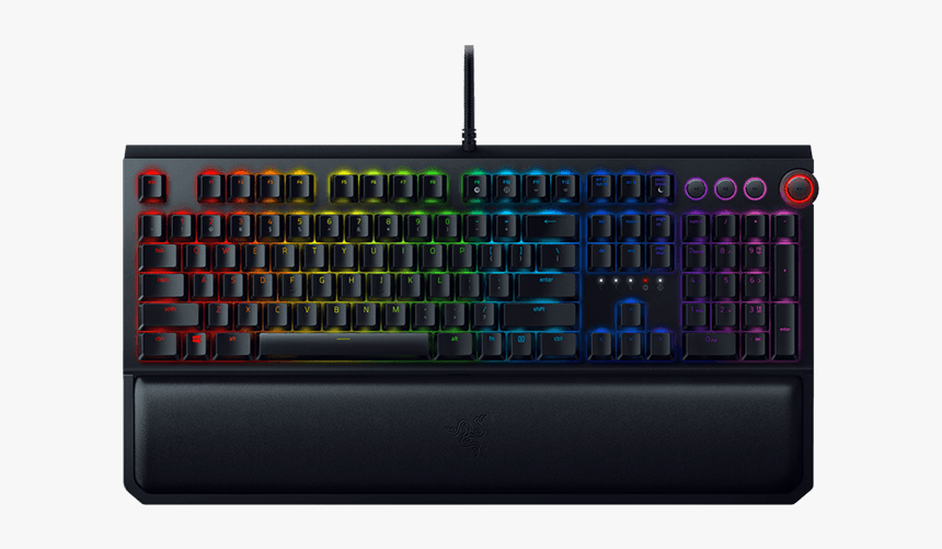 Blackwidow Elite, Rgb Led, Green Switches, Wired Usb, - Razer Blackwidow Chroma Elite, HD Png Download