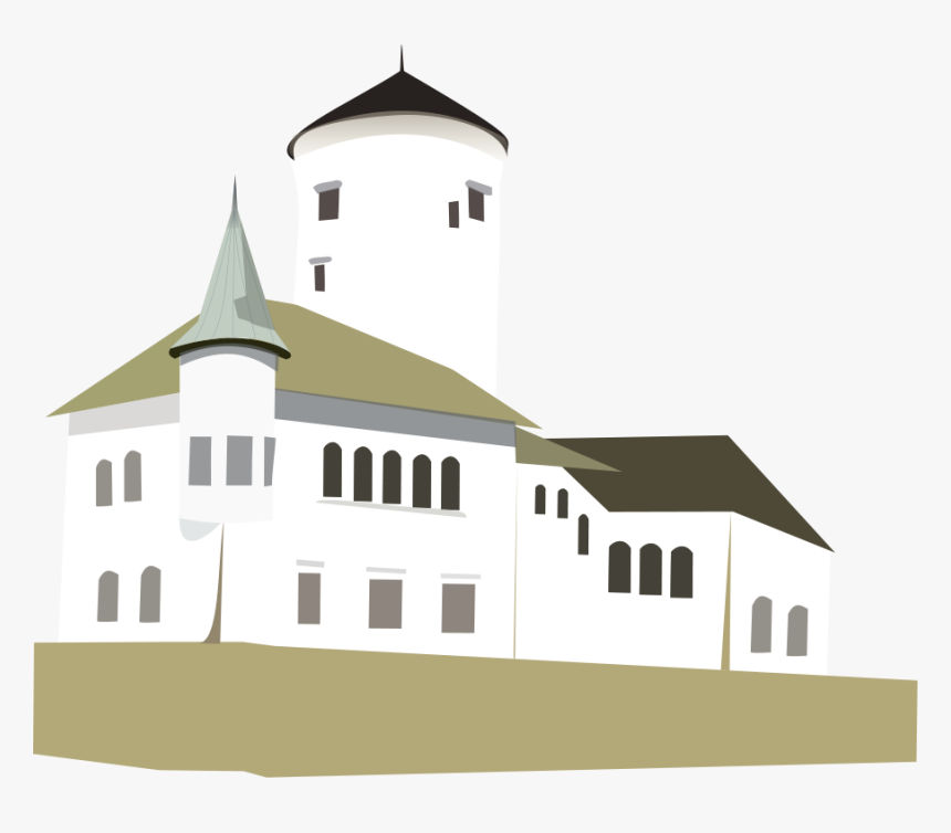 Castle Svg Clip Arts - Monasterio Png, Transparent Png