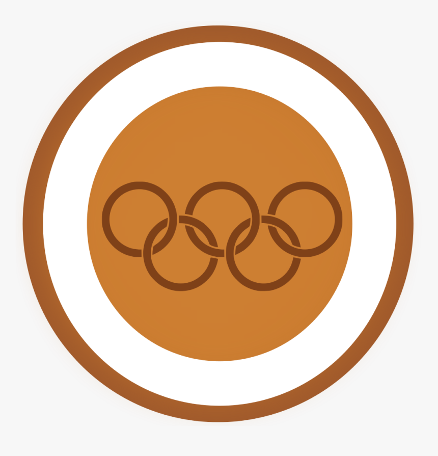 Champions Bronze Medal Png - Olympic Games Logo Black, Transparent Png