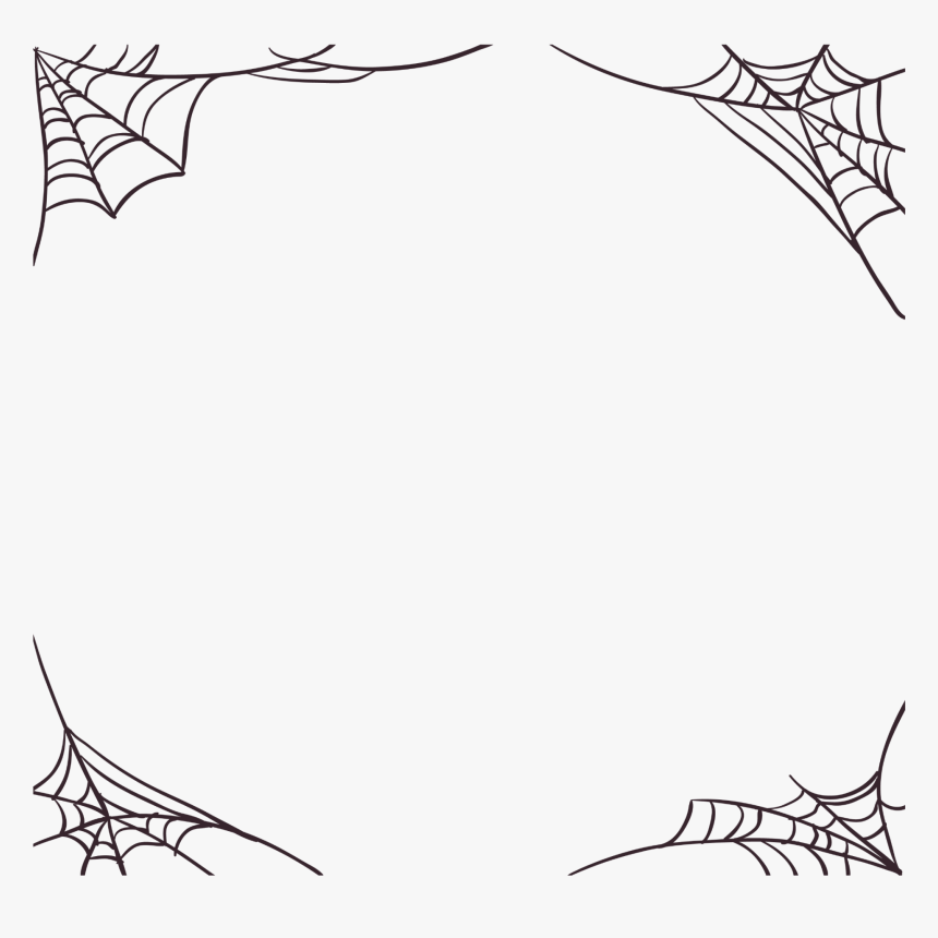 #mq #spiderweb #halloween #border #borders - 萬聖節 蜘蛛 網, HD Png Download