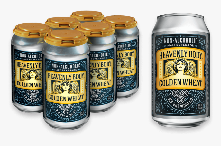 Heavenly Body Na Golden Wheat - Wellbeing Brewing Co Heavenly Body Golden Wheat Beer, HD Png Download