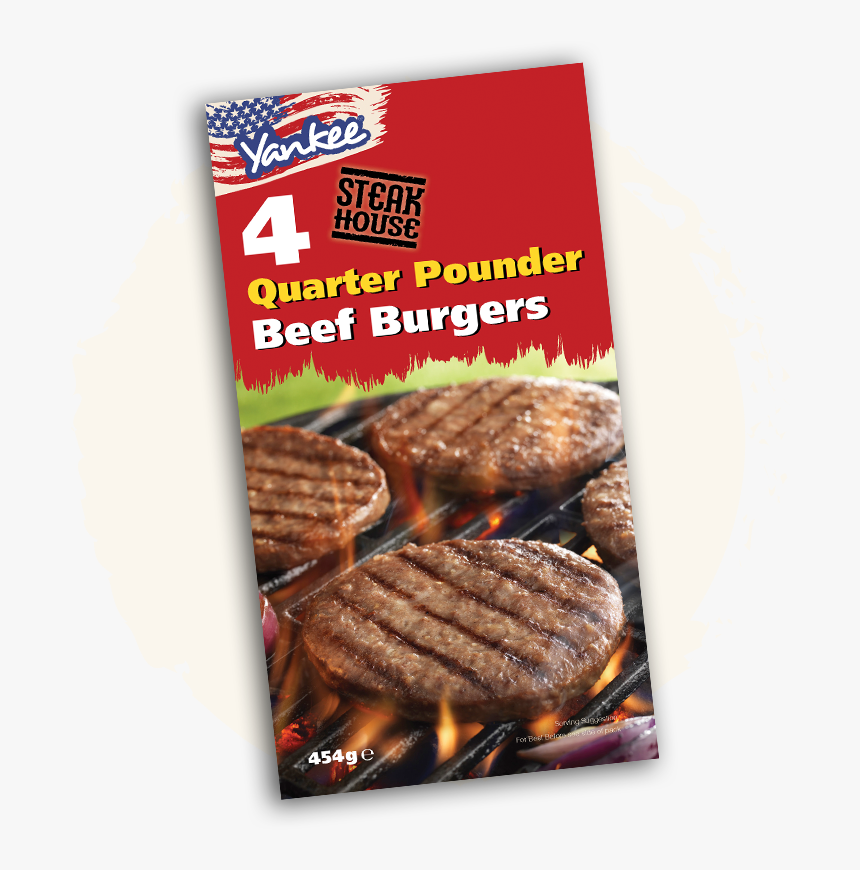 Glendale Yankee Steakhouse Qtr Burgs - Biscuit, HD Png Download