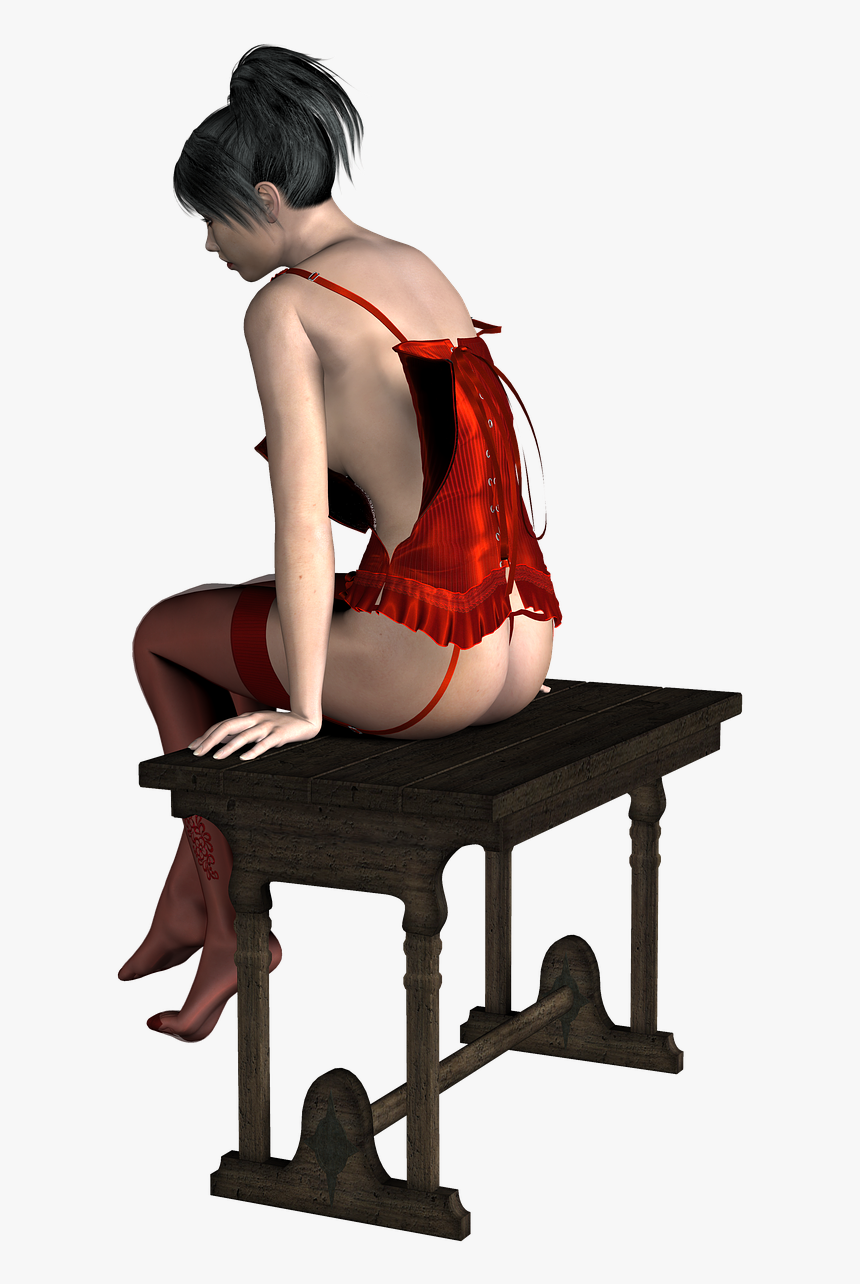 Brunette Transparent Top, HD Png Download