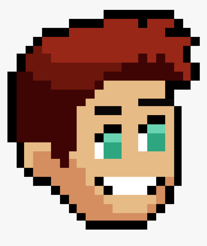 Male Swoop Brunette Hair - Pixel Art Undertale Gaster, HD Png Download