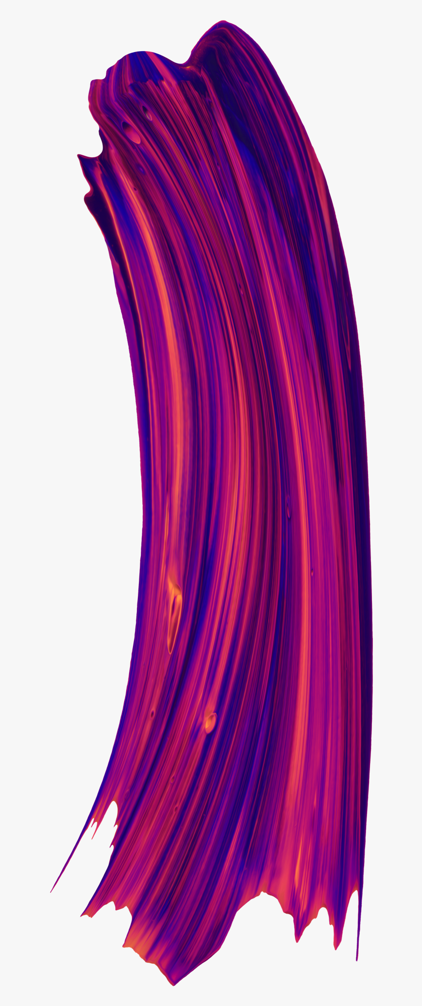 Vibrant Paint Strokes 11, HD Png Download