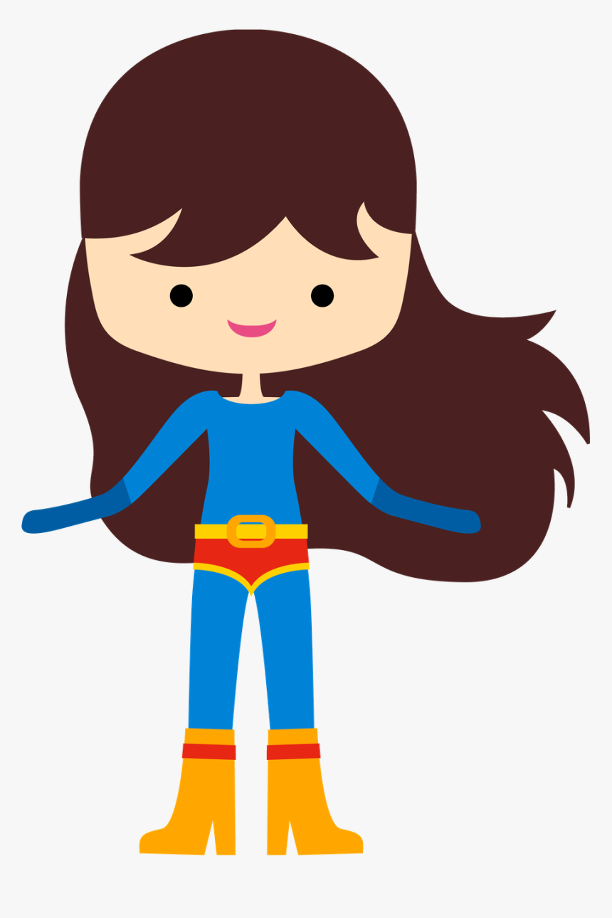Brunette Girl Rocking Big Sister Square Car Magnet - Superhero, HD Png Download