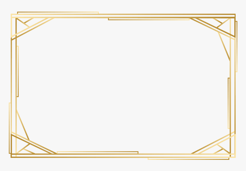 Gold Photo Frame Png, Transparent Png