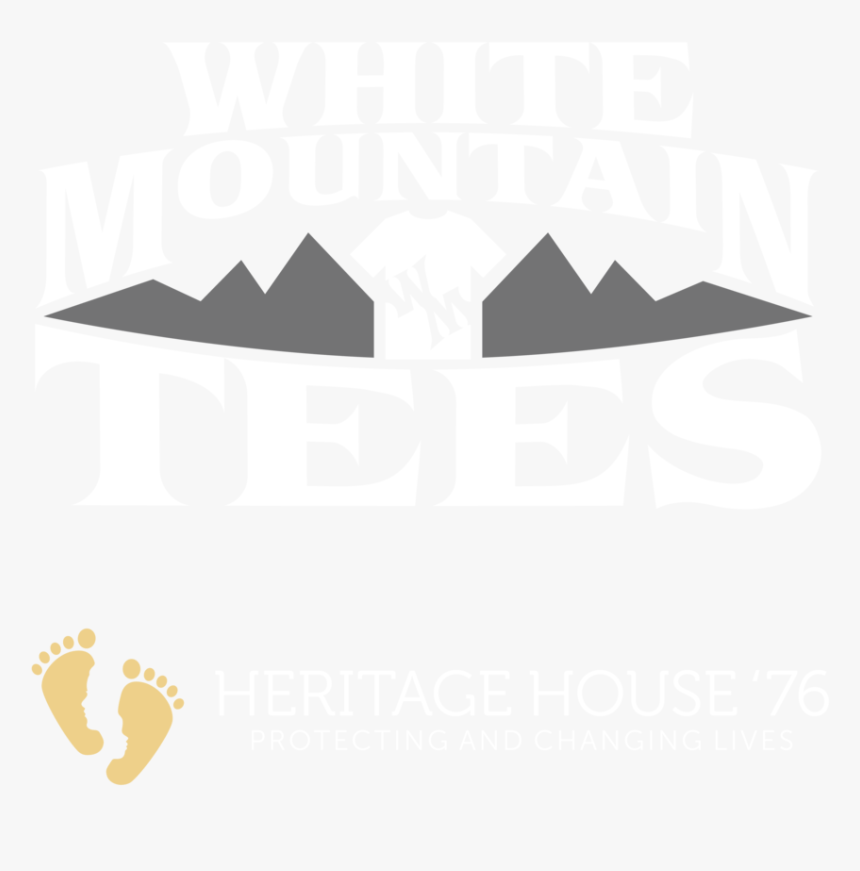 White Mountain Tees White Font - Duck, HD Png Download