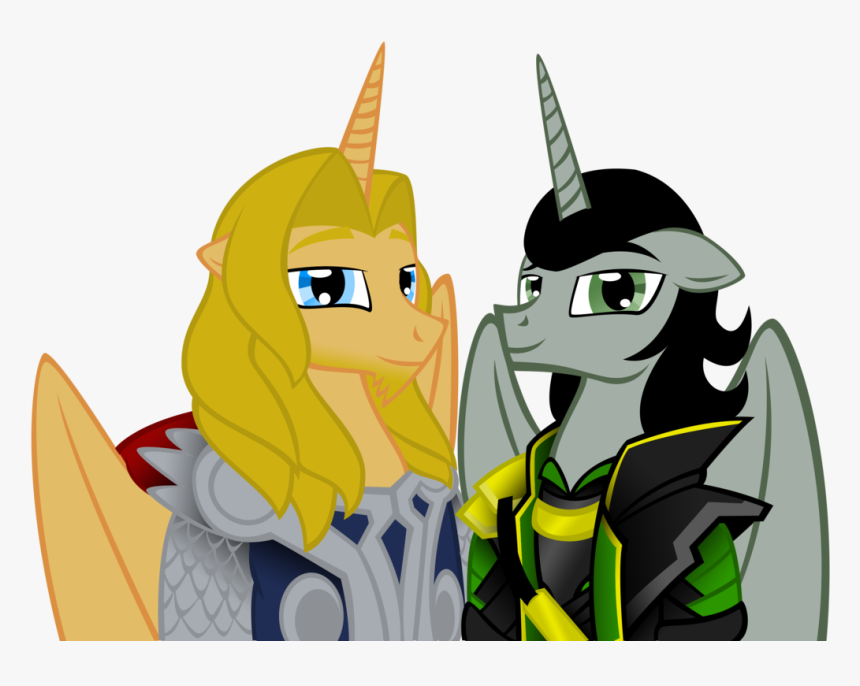 Thor And Loki As Ponies - Thor And Loki As My Little Pony, HD Png Download