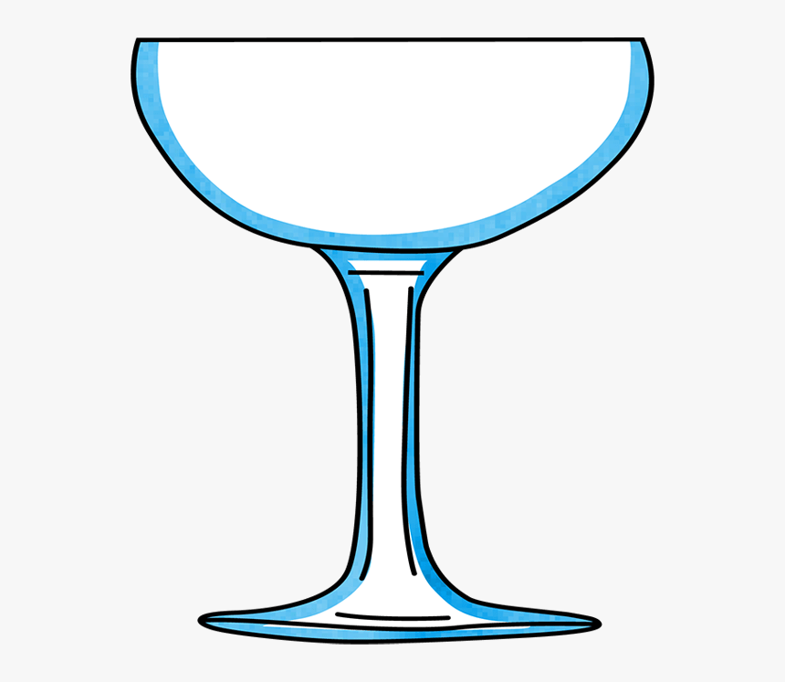 Cocktail Champagne Glass Common Craft Clipart , Png, Transparent Png