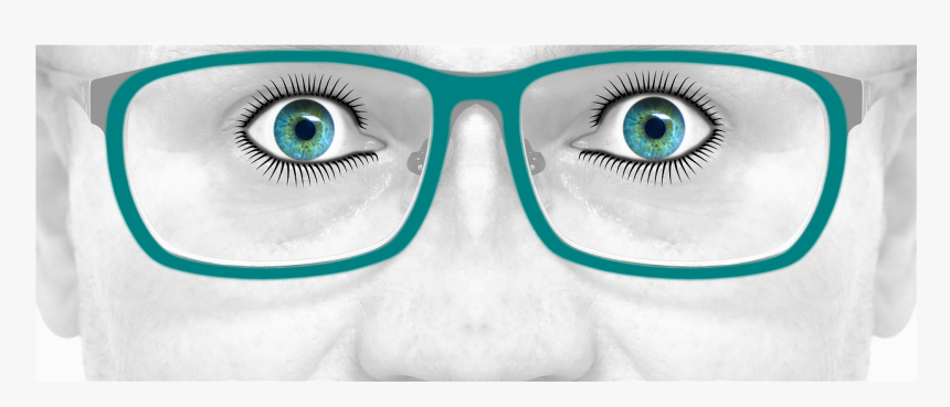 Glasses Eyes See Photo Montage Png Image - Close-up, Transparent Png