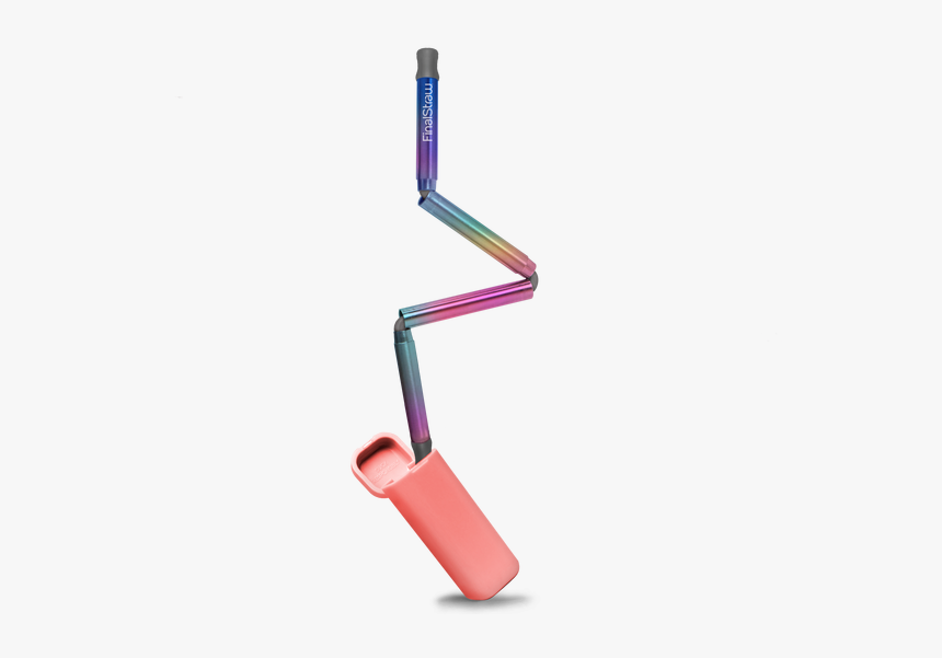 Rainbow Reusable Final Straw, HD Png Download