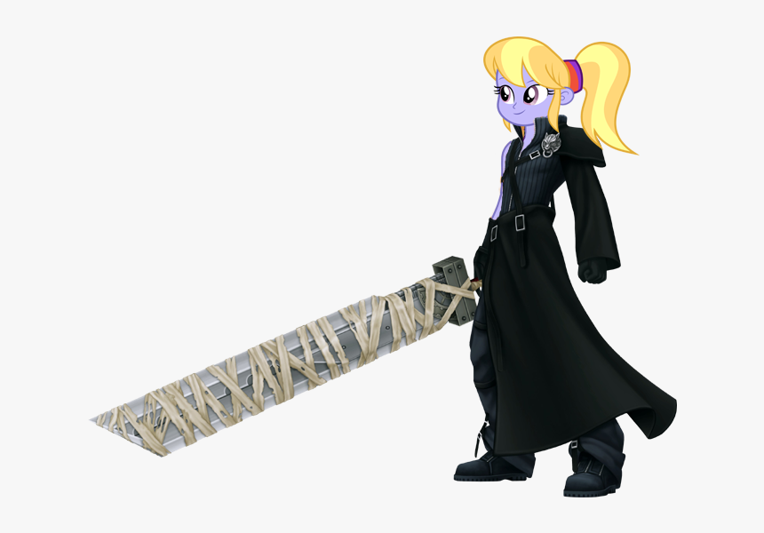 Background Human, Cloud Strife, Cloudy Kicks, Equestria - Cloud Kingdom Hearts, HD Png Download