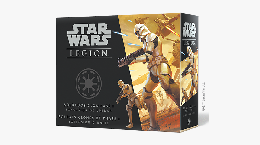 Swl47fr M 1 Amf - Star Wars Legion Phase 1 Clone Troopers, HD Png Download