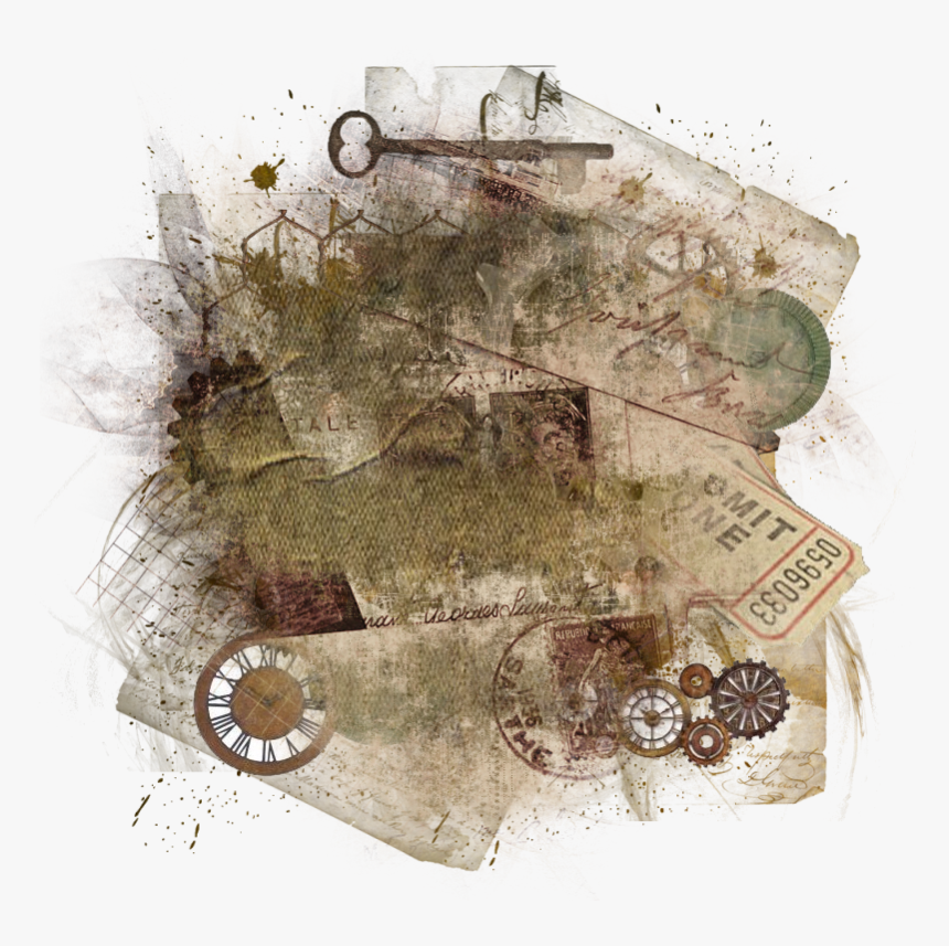 Steampunk Background Element 800 X 800 Png Transparent - Tickets, Png Download
