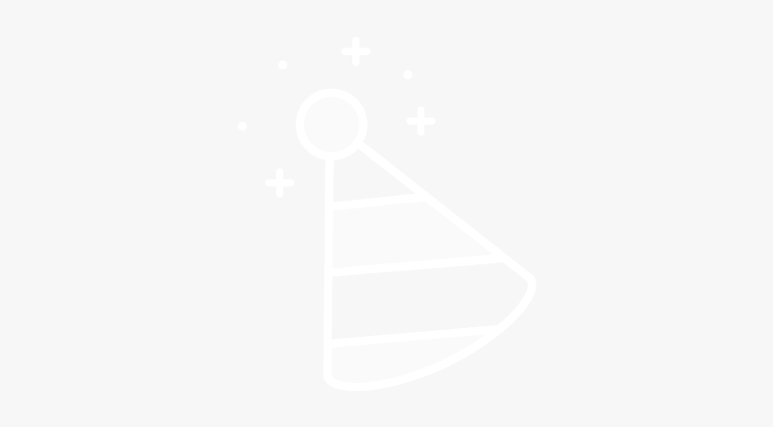 Partyhat-07 - Jhu Logo White, HD Png Download