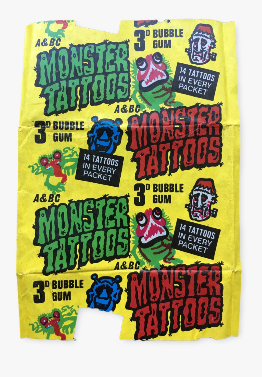 A&bc Monster Tattoos Wrapper, HD Png Download