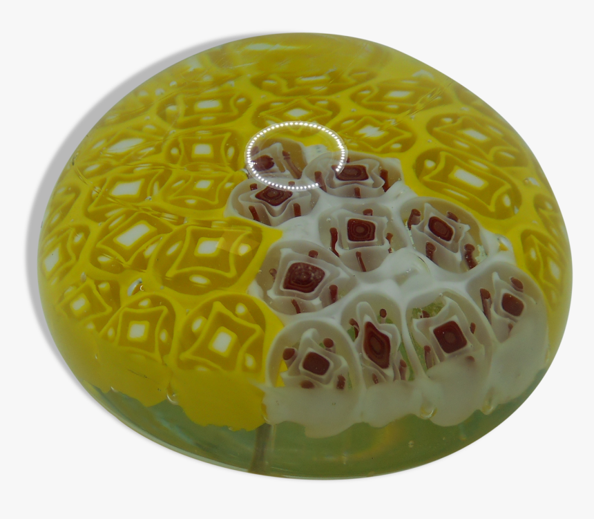 Murano Millefiori Parchment Paper Press 
 Src Https - Amber, HD Png Download