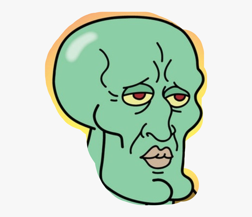Handsome Squidward Spongebob , Png Download - Handsome Squidward ...