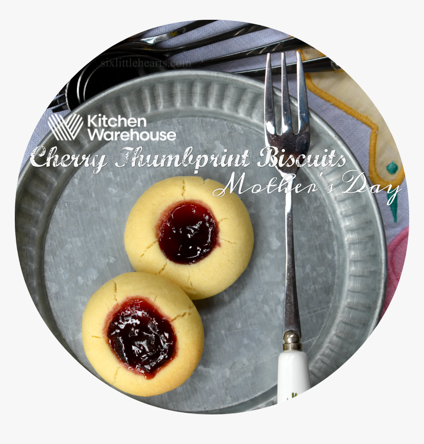 Cherry Thumbprint Biscuits, A Special Mother S Day - Soul Cake, HD Png Download