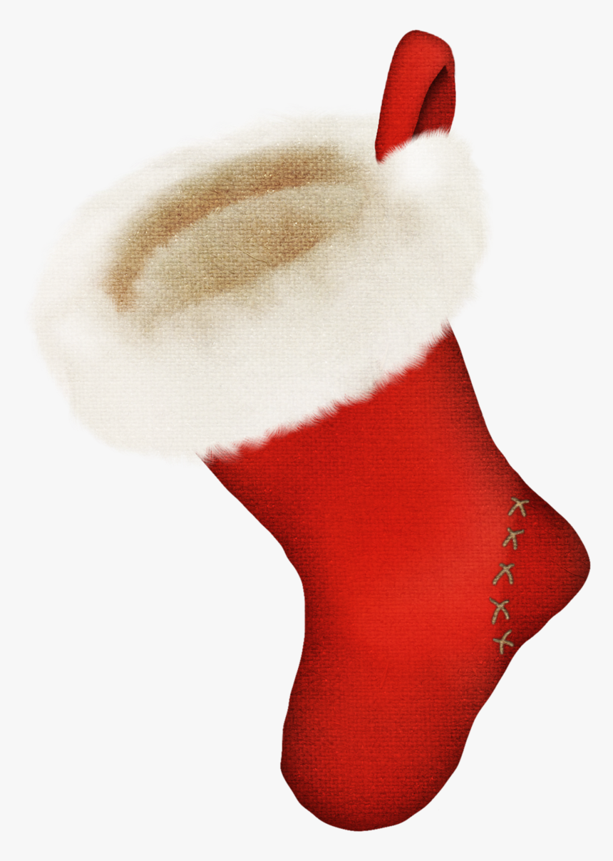 Stockings Socks Transprent Png Free Download Fur - Christmas Stocking, Transparent Png