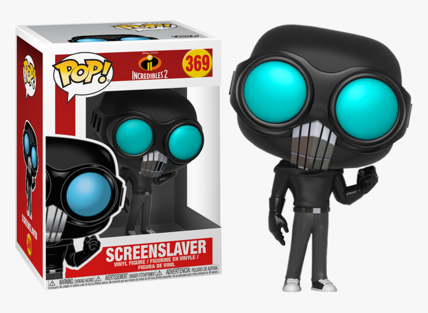 Screenslaver Pop Vinyl Figure - Incredibles Pop Vinyl, HD Png Download